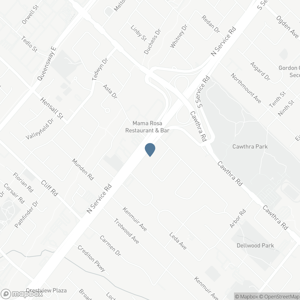 582 SOUTH SERVICE ROAD, Mississauga, Ontario L5G 2S6